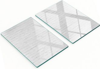 OEM Tablas De Servir De Cristal Para Cocina Con Gr&aacute;ficos De Pared De Ladrillo 2x40x52 Cm