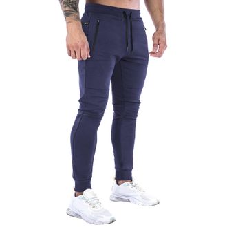 Generic Mens Joggers Sweatpants Slim Fit Workout Training Pants Gym Workout Tapered Trousers Athletic Joggers Pants with Zipper Pockets Drawstring Elastic Wai