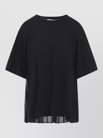 Sportmax cotton pleated back t-shirt