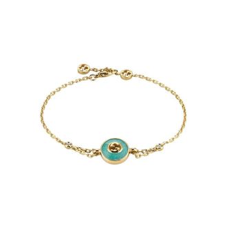 Gucci Interlocking G 18k Yellow Gold Chain Bracelet - YBA831910001