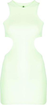 Reina Olga Multi color Mint Green Cut-out Detail Dress