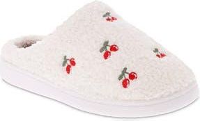 Mia Cozi Slipper in Mini Embroidered Cherries at Nordstrom Rack, Size 10