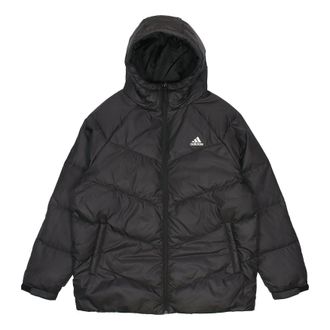 adidas Cb Down Jkt Casual Stay Warm Sports hooded down Jacket Black H20783