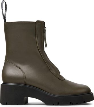 Camper 54mm Milah boots - women - Leather/Recycled Polyester/Polyethylene vinyl acetate (PEVA) - 36 - Green