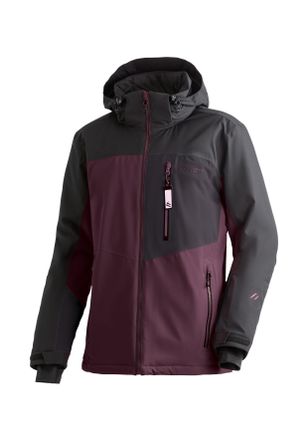 Maier Sports Skijacke MAIER SPORTS Oravice, Herren, Gr. 62, lila (purpurviolett), 100% Polyester, hoch geschlossener Ausschnitt, Jacken Skijacke, Herren Winterjack