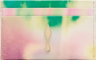 Christian Louboutin Bettina Card Holder in Tie Dye Leather