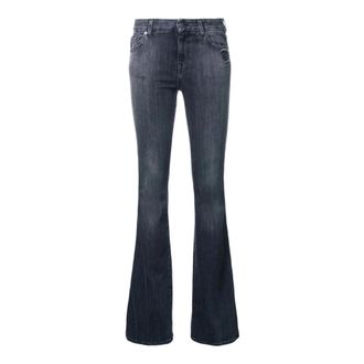 7 For All Mankind Flared Jeans - Dames - Jeans - Zwart - Maat: W28
