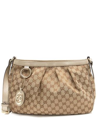 Gucci Brown Gg Canvas Sukey Messenger (Authentic Pre-Loved)