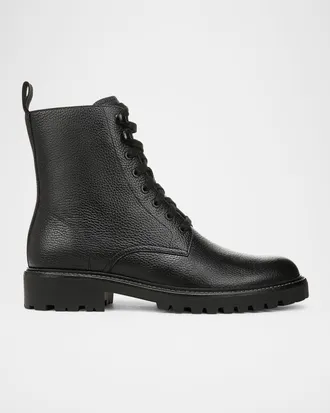 Vince Men & apos;s Dominic Supple Leather Utilitarian Boots