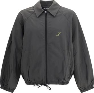 Jacquemus Windbreaker - Heren - Zomerjassen - Grijs - M - Polyester - Jassen