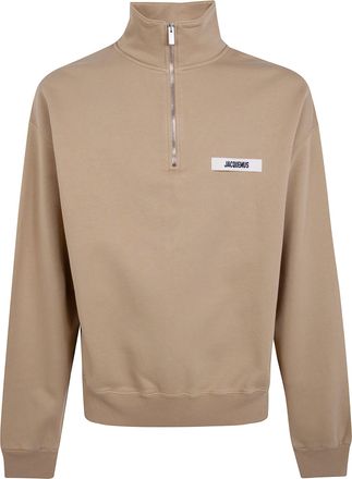 Jacquemus Le Camionneur Gros Grain Polo Neck Sweatshirt