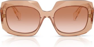 Prada 0pr B23s Oversized Square Sunglasses