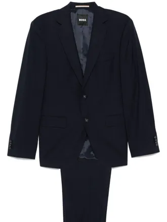 BOSS Jeckson suit - men - Viscose/Virgin Wool/Polyester - 50 - Blue