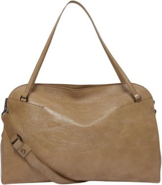 Orciani Lido Soft Midi - Dames - Handtassen - Bruin - ONE Size - Leer - Tassen