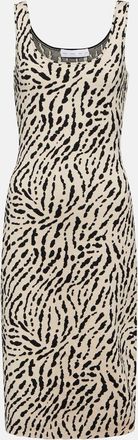 Proenza Schouler White Label printed silk-blend midi dress