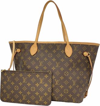Louis Vuitton Beige Brown Tote Bag (Pre-Owned)