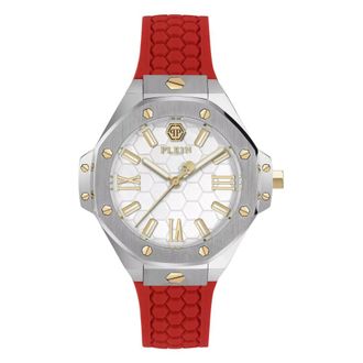 Philipp Plein Lady Royal Pwbda 0124 - Dames - Horloges - Rood - ONE Size - Accessoires