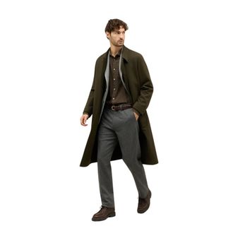Boglioli Heren, Mantels, Groen, Maat: M Wol