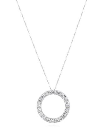 Diana M. Jewels Fine Jewelry 14K 1.50 Ct. Tw. Lab-Grown Diamond Pendant Necklace