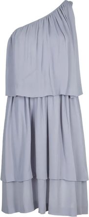 Chlo&eacute; asymmetrical layered dress - Grey