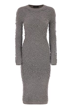 Fabiana Filippi Slim Dress With Embossed Finish