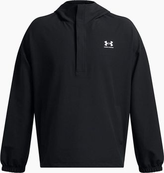 Under Armour Mens Hooded Neck Long Sleeve Top - Black - Size: 38