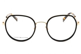 Tommy Hilfiger TH2096 Metal Round-Frame Eyeglasses - Black