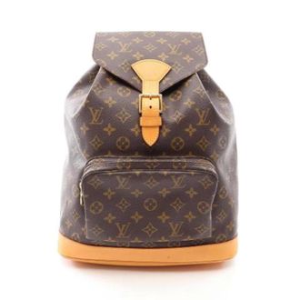 Louis Vuitton Zaino Pre-owned in Tela Monogram - - Pre-owned - Donna - Marrone - ONE SIZE