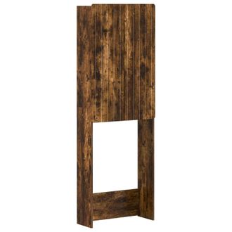 vidaXL Mueble De Ba&ntilde;o Zwolle Roble Ahumado 66 X 25,5 X 190 Cm Vidaxl