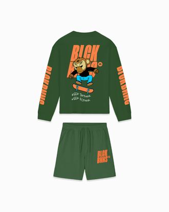 Black Bananas Black Bananas Kinderen Keep flying Twin Set, Groente