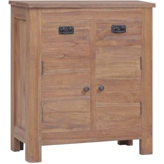 vidaXL Aparador De Madera Maciza De Mango 65x30x75 Cm Vidaxl