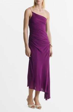 Mango Asymmetric Dress in Purple at Nordstrom Rack, Size 10