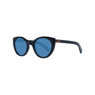 Ermenegildo Zegna Sunglasses, unisex, Black, Size: ONE SIZE Black Polarized Sunglasses with UV Protection