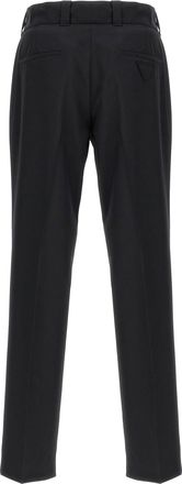 Prada Wool Blend Trousers - Black
