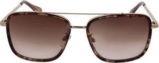 BCBGeneration 58mm Combo Aviator Sunglasses in Blush Tortoise at Nordstrom Rack