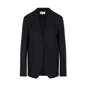 Maison Margiela Giacca Minimalista - - Jackets - Donna - Nero - S