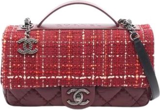 Chanel Pre-owned Borsa a Spalla Chanel Airline Matelasse con Manico Superiore 2Way - - Pre-owned - Donna - Rosso - ONE SIZE