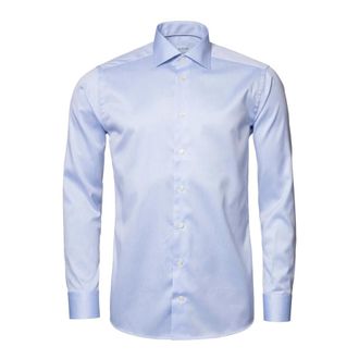 Eton Signature Twill Overhemd - Heren - Casual Overhemden - Blauw - 3XL - Katoen - Overhemden