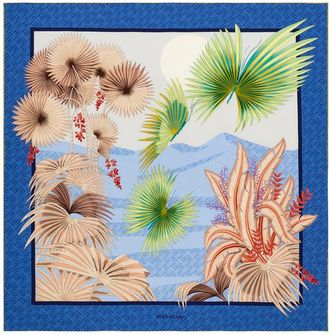 Ferragamo Dune Print Silk Scarf Accessories