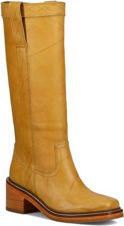 Frye Kate Block Heel Boot in Banana at Nordstrom, Size 7.5 Regular Calf