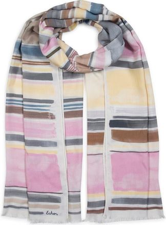 Echo Painted Stripe Wrap in Black at Nordstrom