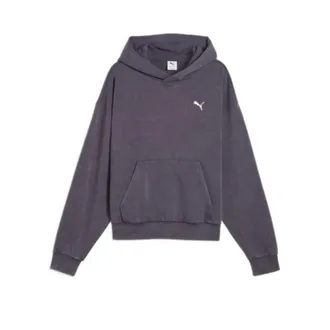 Puma Puma, Fitness, Heren, Paars, M, Boxy Washed Graphic Hoodie