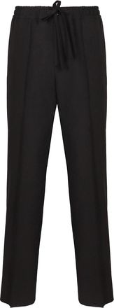 Valentino Garavani Straight-Leg Drawstring Trousers