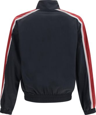 Versace Mens Nylon Blouson Jacket Black Polyamide