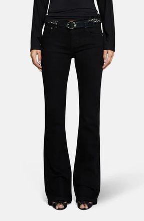 EB Denim Maria Slim Bootcut Jeans in Noir at Nordstrom, Size 24