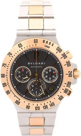 Bulgari Bvlgari Diagono Chronograph Black Dial Unisex Watch L 0040