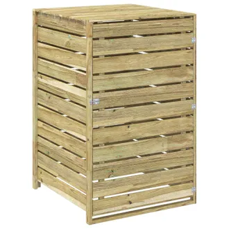 vidaXL Almacenamiento Para Contenedores De Basura Con Ruedas 240 L Vidaxl