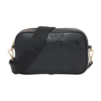 Marine Serre Dames, Tassen, Zwart, Maat: ONE Size Katoen