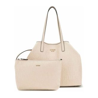 Guess Vikky II Shopper - Dames - Tassen - Beige - Maat: ONE Size