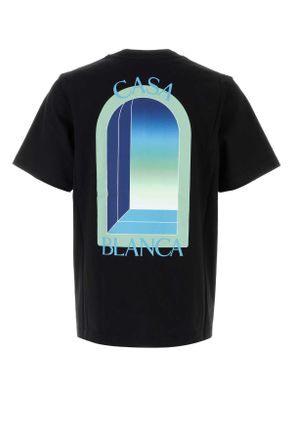 Casablanca Gradient Arch Graphic T-Shirt - Black